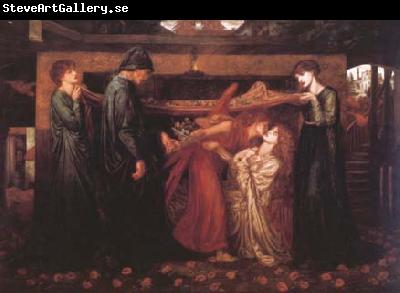 Dante Gabriel Rossetti Dante's Dream at the Time of the Death of Beatrice (mk28)
